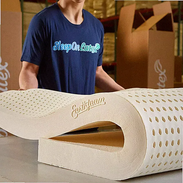 100% Natural Latex Mattress Topper Soft Firmness Pain Relief GOLS Certified Orga