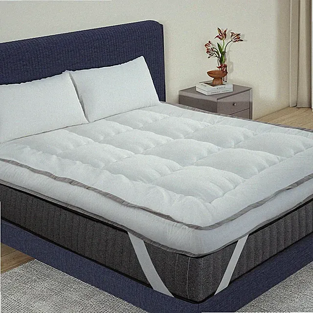 Mattress Topper Queen, Extra Thick Pillow-Top Mattress Pad Bed Covers, Plush...
