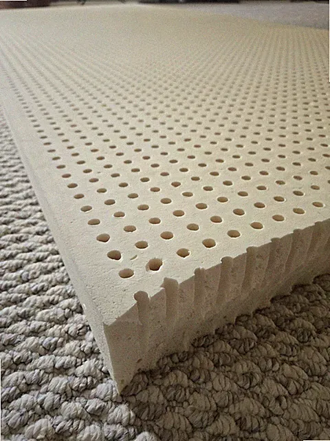 Natural Organic Dunlop Latex Mattress Topper Med-Firm 3 Inch Twin XL Size used