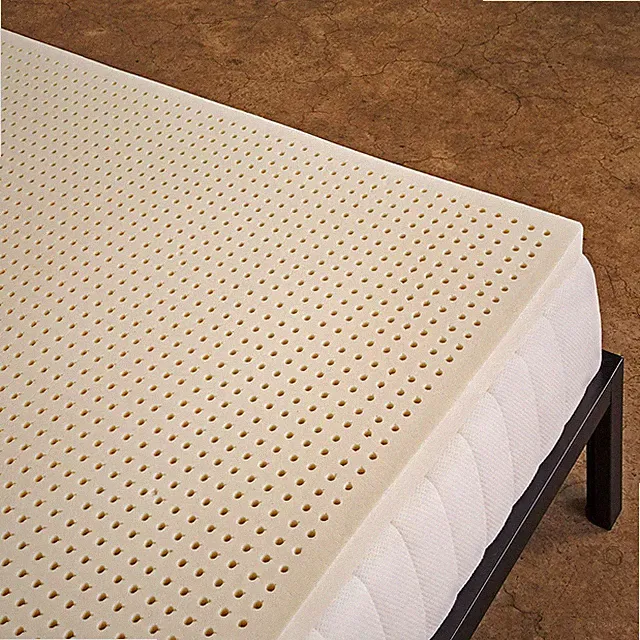 Organic 2-Inch Soft Green Latex Mattress Topper - Queen Size