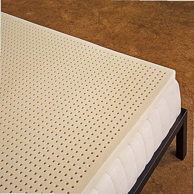 Organic 3" Firm Natural Latex Mattress Topper - Full Size, GOLS Certified