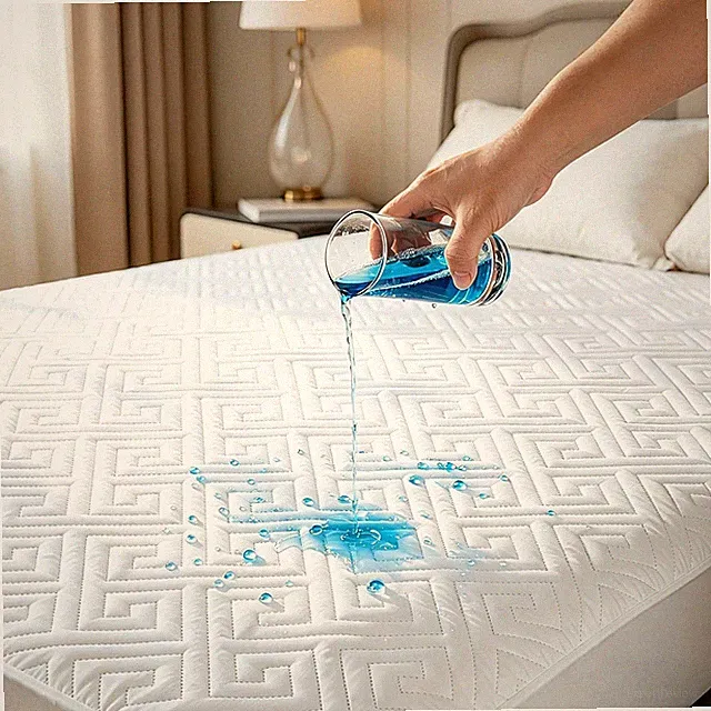 Waterproof Mattr Protector Twin Size, Quilted Bed Mattr Cover 325GSM