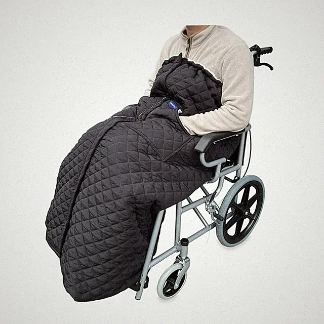 Wheelchair Blanket - Outdoor Lap Blanket with 2 Pockets for Hands - Waterproo...